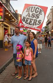 New Orleans is a terrible destination for families as the photo illustrates.