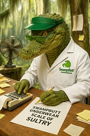 SwampButt Underwear Scale of Sultry Week 10.