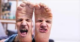 Stink foot or stinky feet.