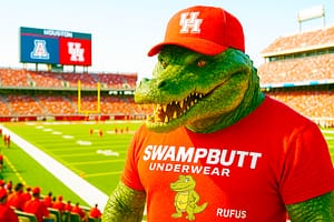 SwampButt Rufus at Houston vs Arizona